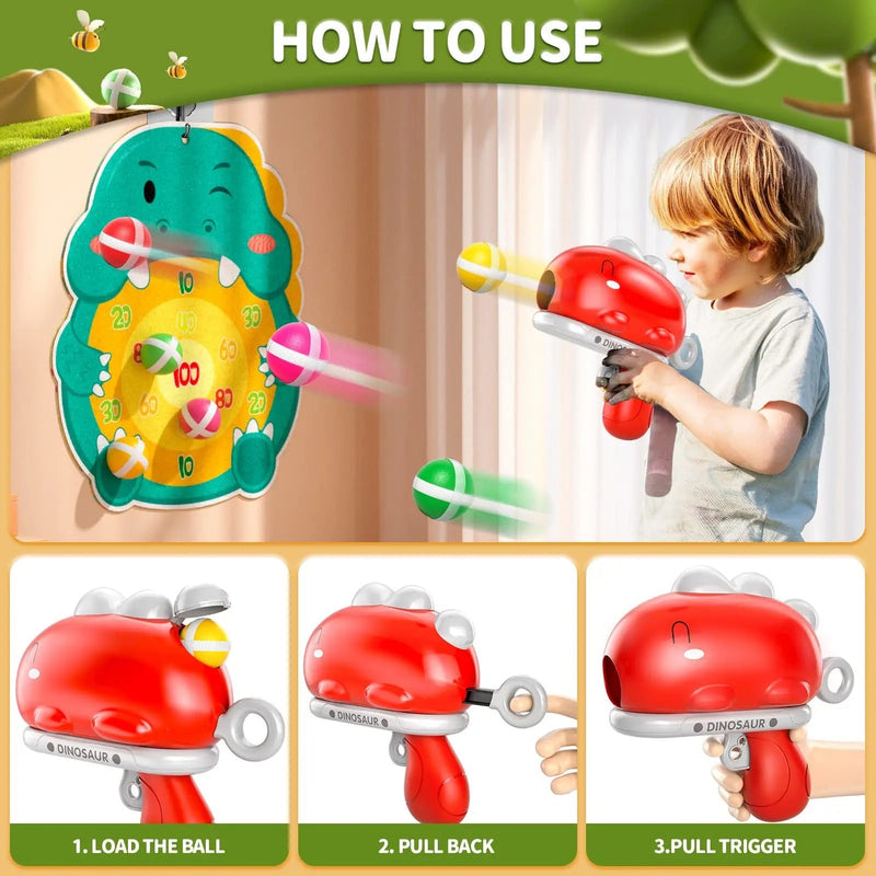 Dino Sticky Ball Shooter