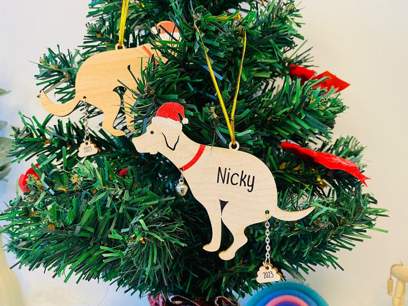 Custom Pooping Dog Ornament