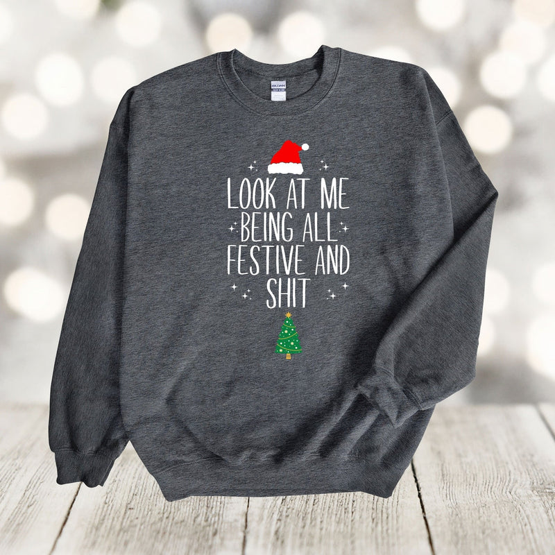 Festive And Sh*t Christmas Sweater