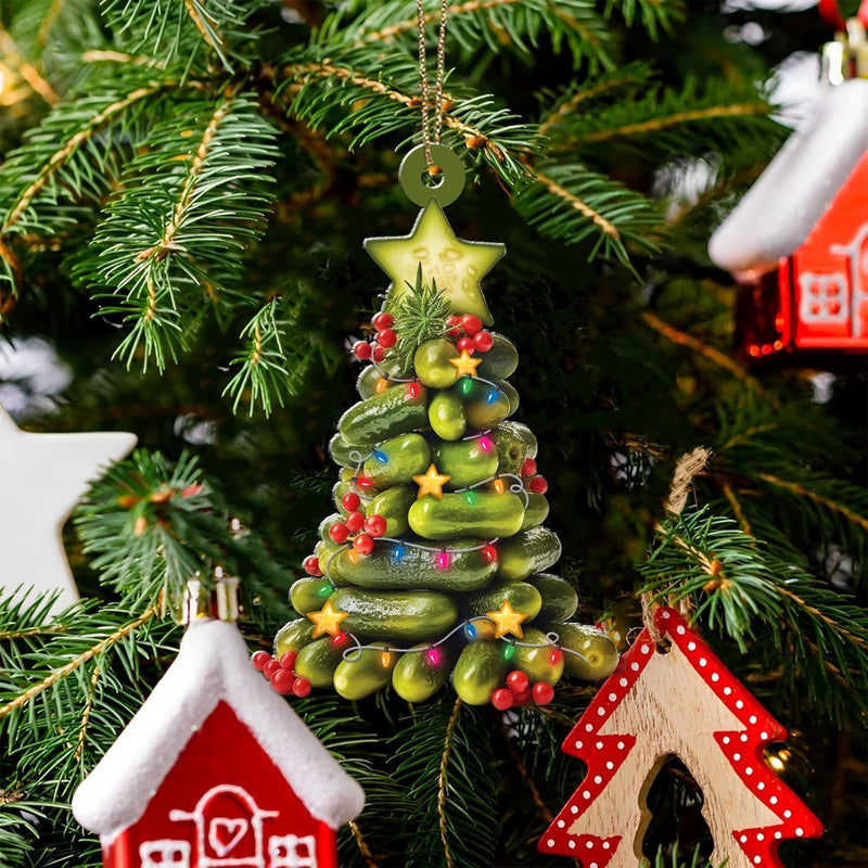 Christmas Pickles Tree Ornament