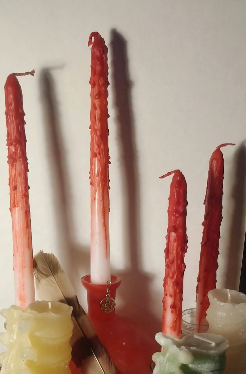 Bleeding Taper Candles