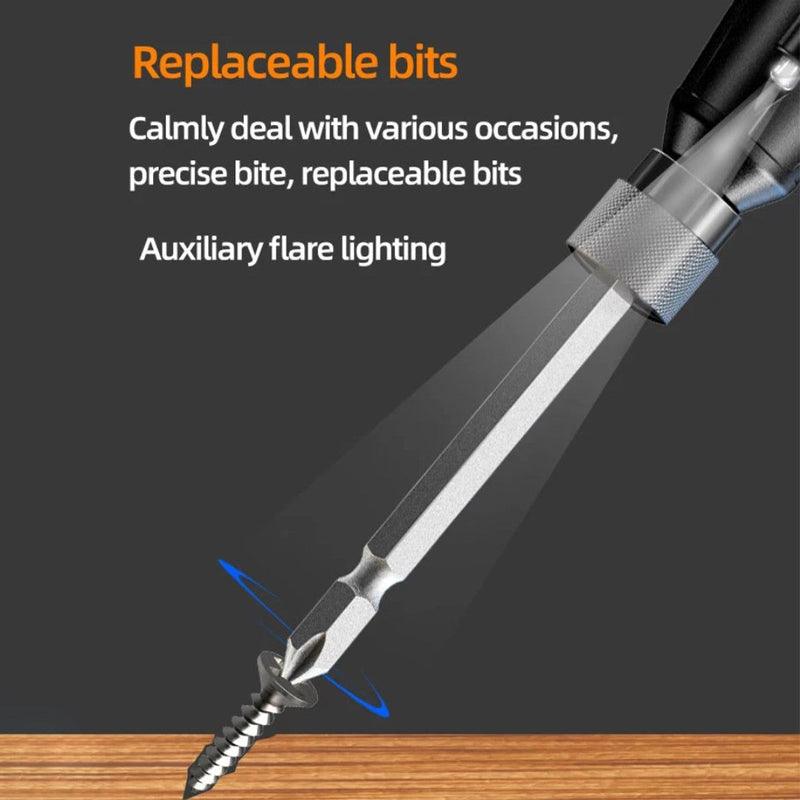 Electric Hand Drill Screwdriver with LED Light